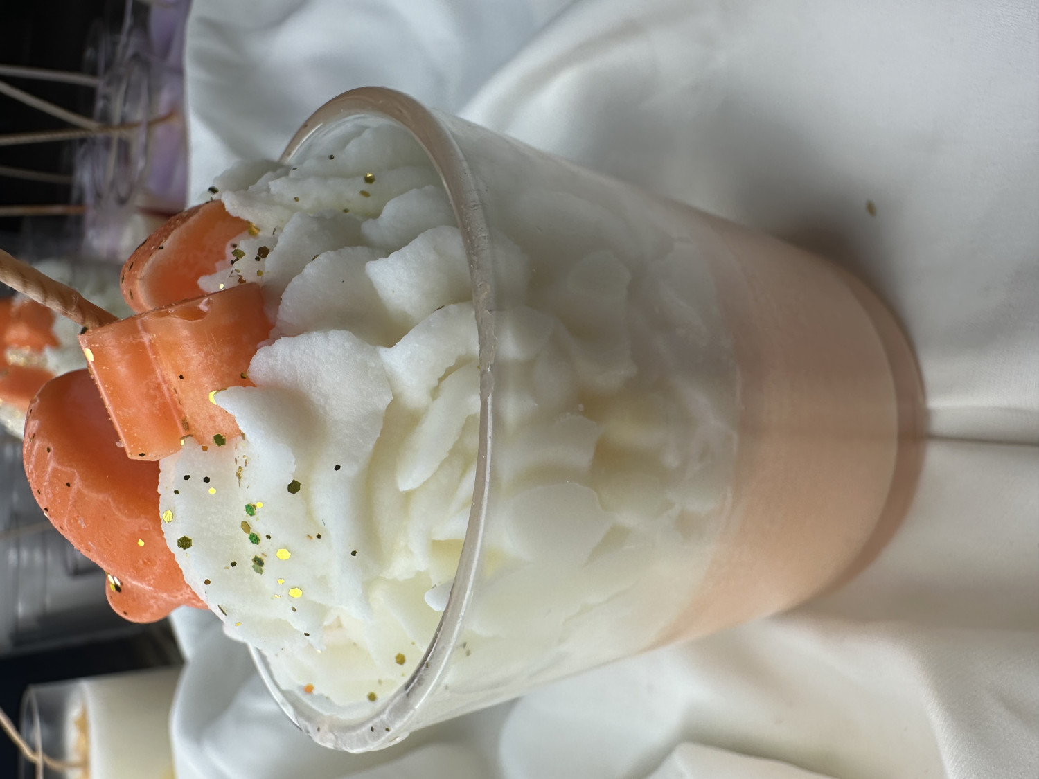 Mandarin orange candles